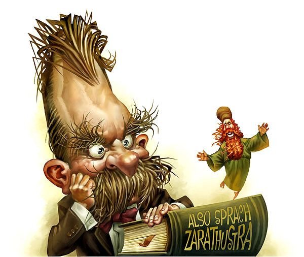 Чарльз Буковски шарж