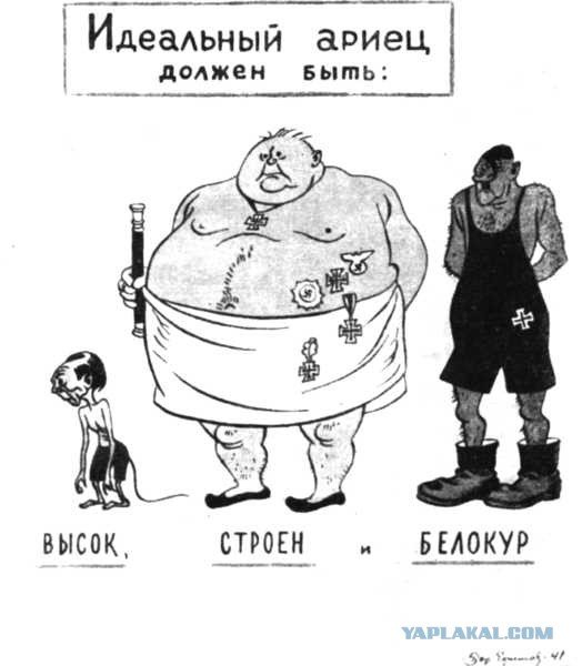Настоящий ариец должен быть карикатура