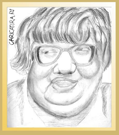 Валерия Новодворская шарж