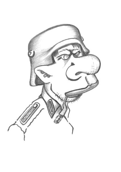 Немецкий солдат карикатура