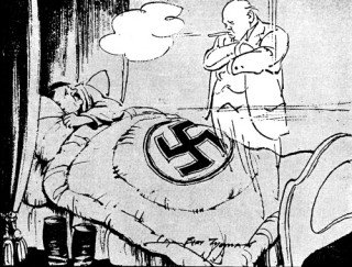 Фултонская речь карикатура