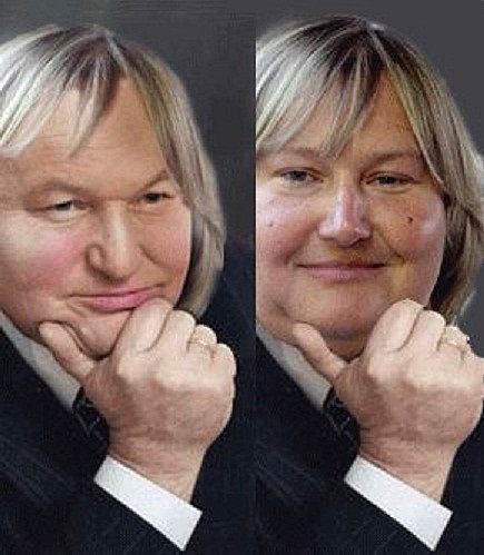 Лужков в кепке