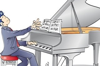 Пианист картинка для детей
