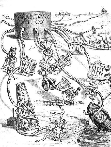 Стандарт Ойл карикатура