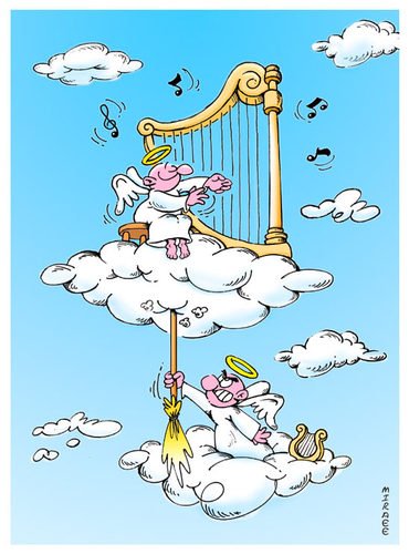 Ангел карикатура