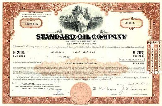 Акции Standard Oil