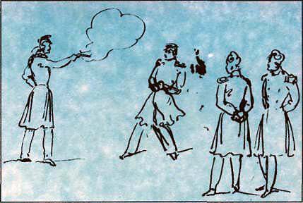 Лермонтов рисует