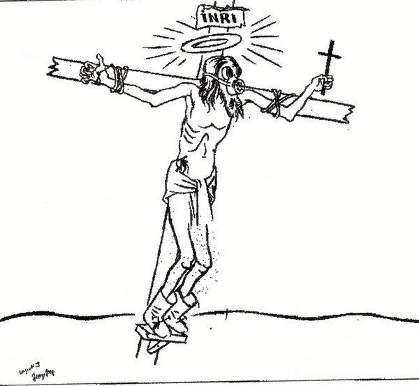 Иисус карикатура