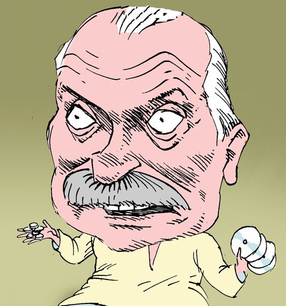 Сергей Михалков шарж