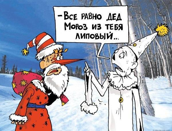Шутки про Деда Мороза