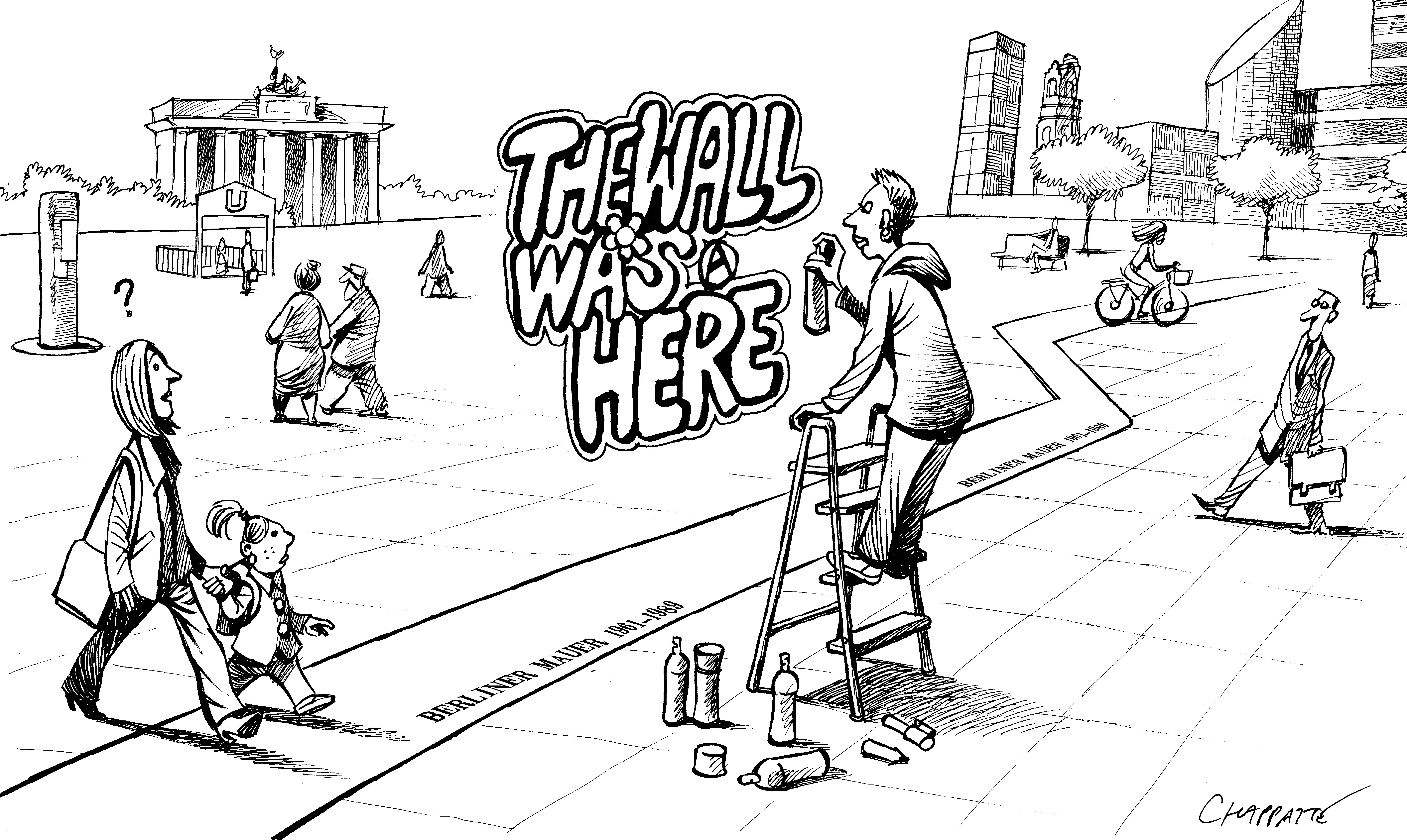 Берлинская стена карикатура