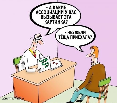 Теща и зять карикатура