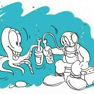 Карикатуры на водолазов (44 фото)