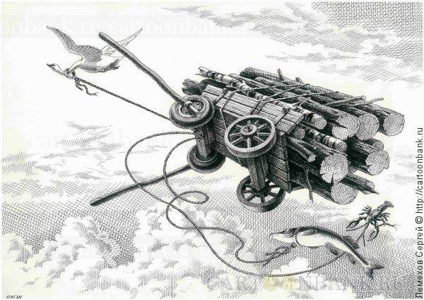 Сказка лебедь щука