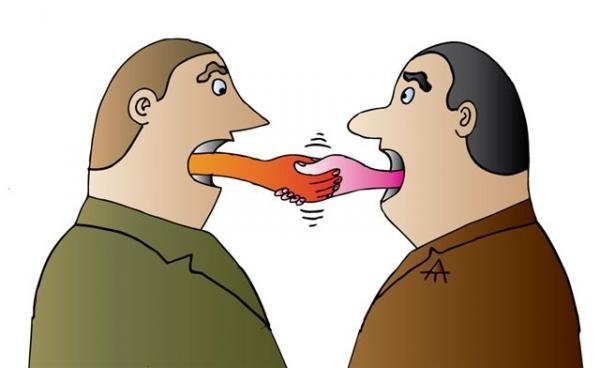 Разговоры пустые карикатура