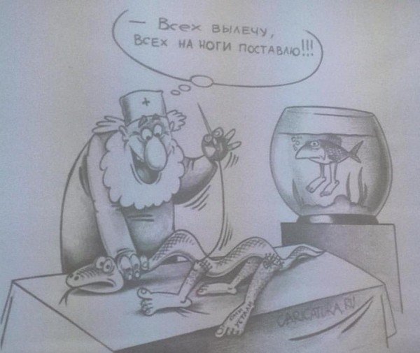 Всех вылечу всех на ноги поставлю