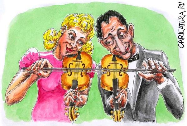 Карикатуры на музыкантов