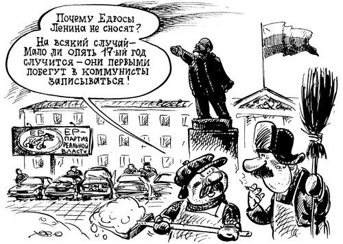 Иностранные карикатуры на Ленина