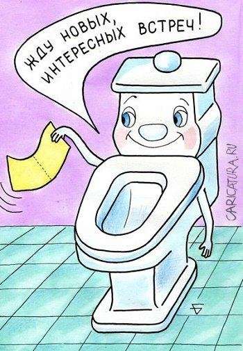 Загадка про унитаз