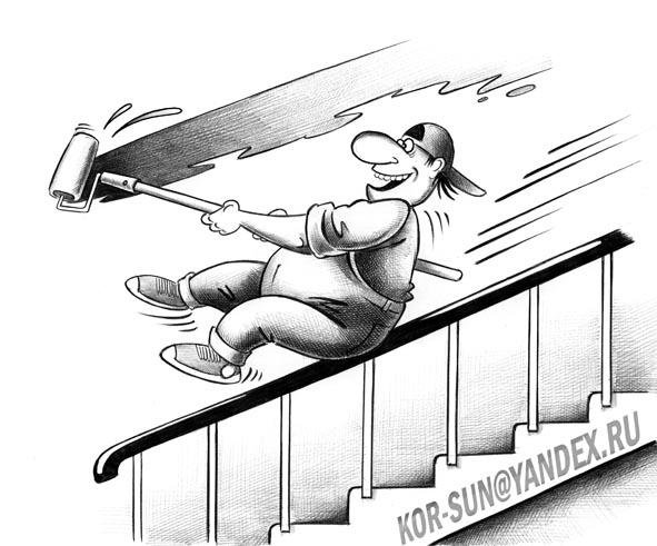 Штукатур карикатура