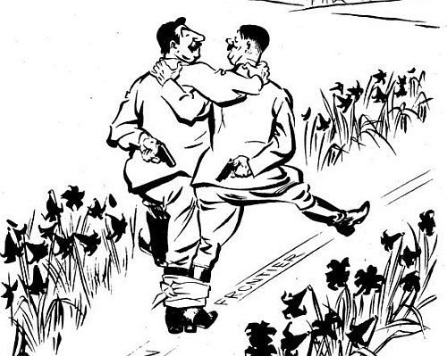 Пакт Молотова-Риббентропа карикатуры