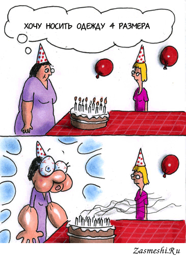 Карикатура с днем рождения