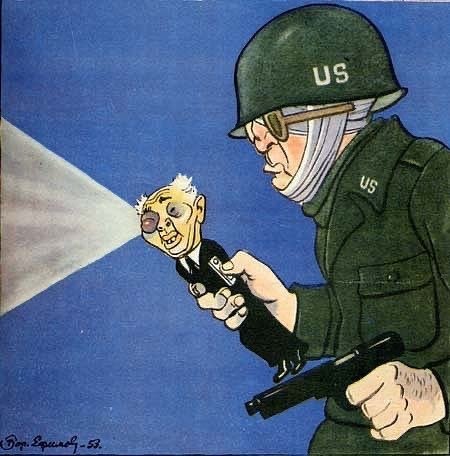 Корейская война карикатуры