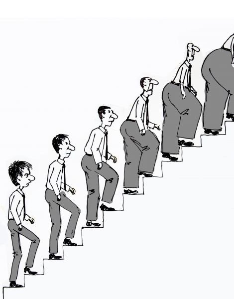 Карьерный рост карикатура