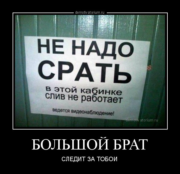 Большой брат следит за тобой