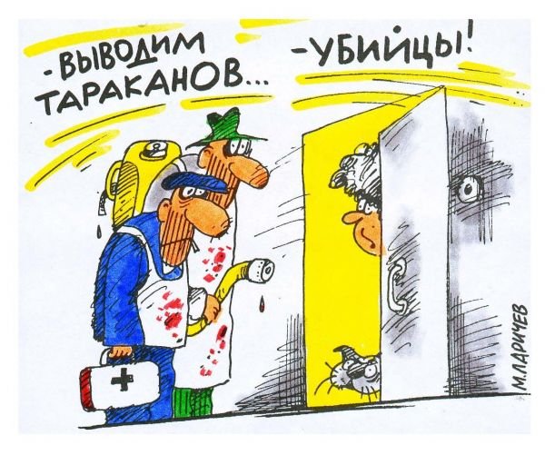 Таракан карикатура