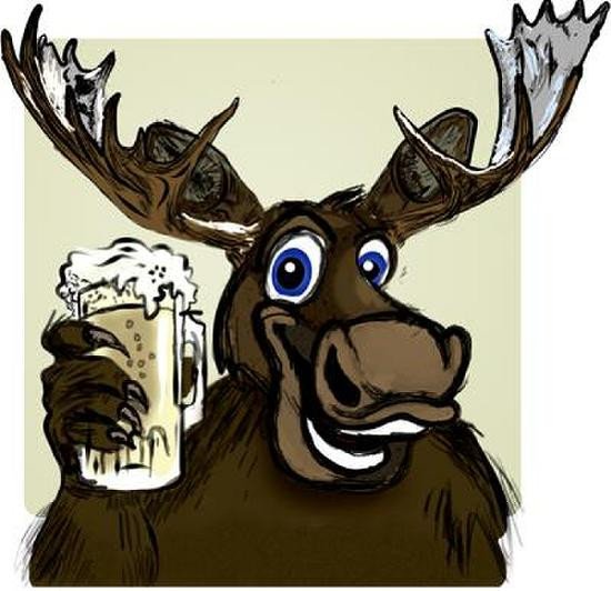 Смешной Лось