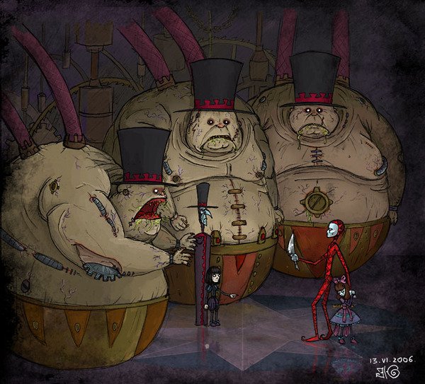 Три толстяка арты