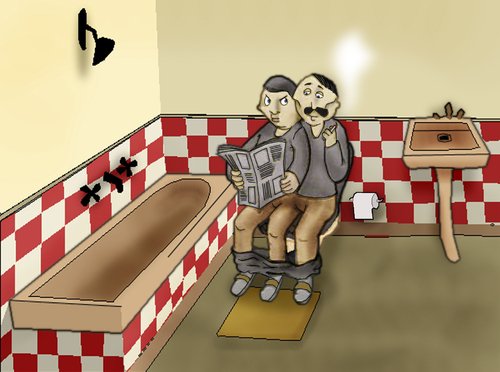 Карикатура про близнецов