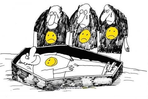 Карикатура похороны (45 фото)