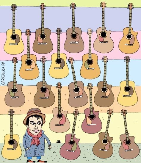 AC/DC Angus young шарж