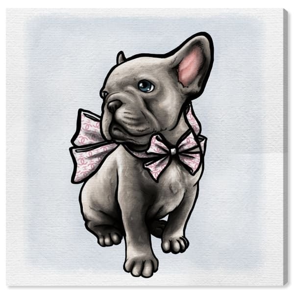 Шарж французского бульдога