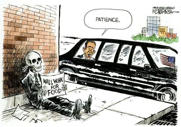 Пособие по безработице карикатура