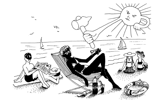 Карикатуры с солнечным днем