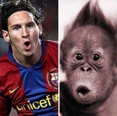 Лионель Месси шарж