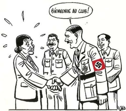 Мао Цзэдун и Хрущёв карикатуры