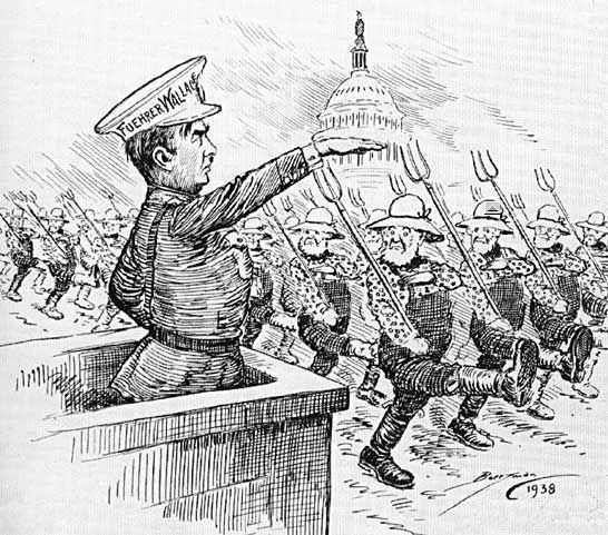 Карикатура на новый курс ф Рузвельта