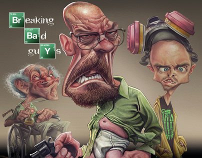 Mike Breaking Bad карикатура