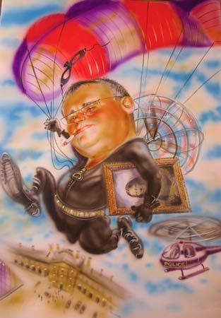 Шаржи на парапланеристов