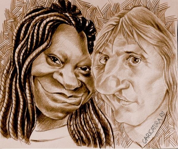 Вупи голдберг шарж (50 фото)