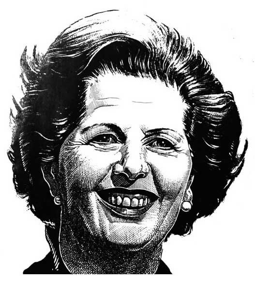 Маргарет Тэтчер карикатуры