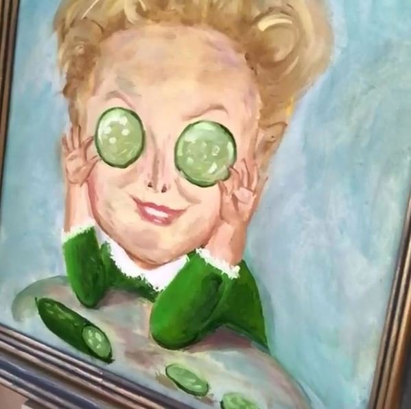 Елена Малышева шарж