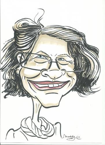 Елена Малышева шарж