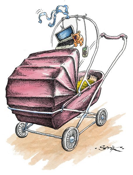 Смешные коляски для детей