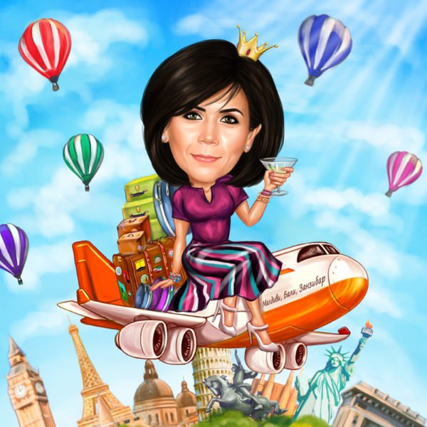 Шарж на юбилей мужчине