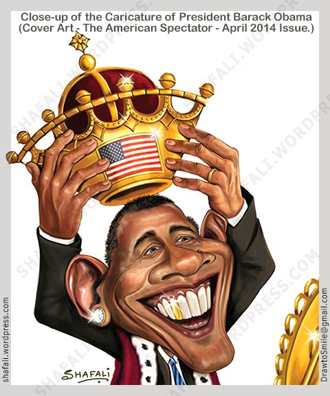 Барак Обама шарж